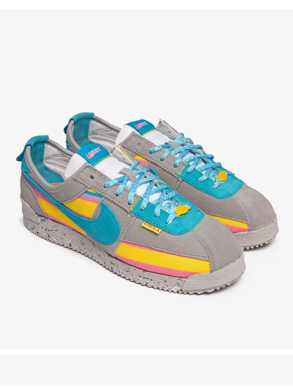 RARE UNION LA x Nike Cortez SP Teal Gray Women's Runner Sneakers